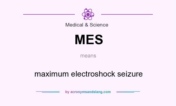 What does MES mean? It stands for maximum electroshock seizure