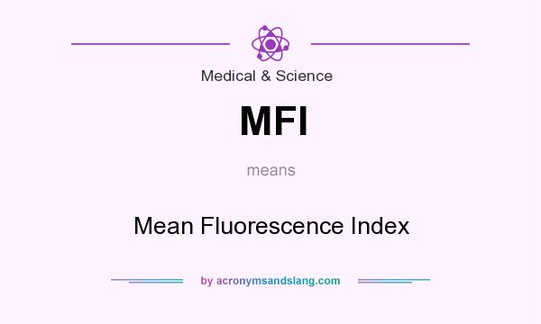What does MFI mean? It stands for Mean Fluorescence Index
