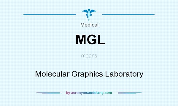 What does MGL mean? It stands for Molecular Graphics Laboratory