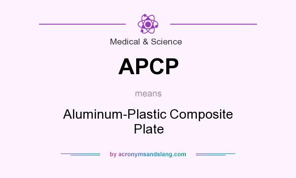 What does APCP mean? It stands for Aluminum-Plastic Composite Plate