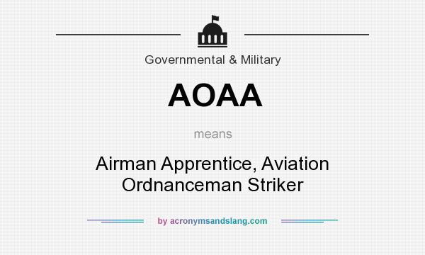 What does AOAA mean? It stands for Airman Apprentice, Aviation Ordnanceman Striker