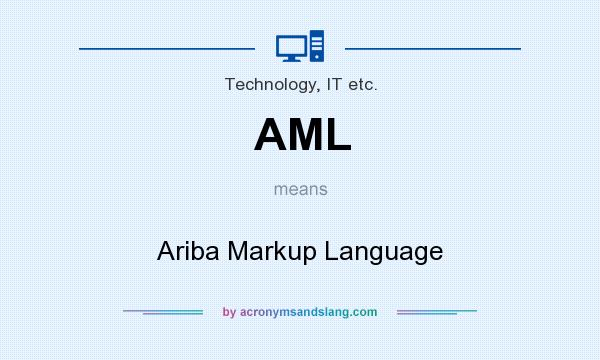 What does AML mean? It stands for Ariba Markup Language