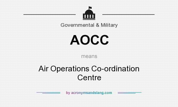 What does AOCC mean? It stands for Air Operations Co-ordination Centre