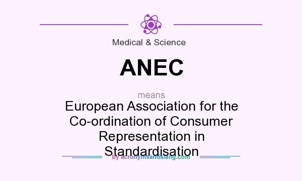 What does ANEC mean? It stands for European Association for the Co-ordination of Consumer Representation in Standardisation