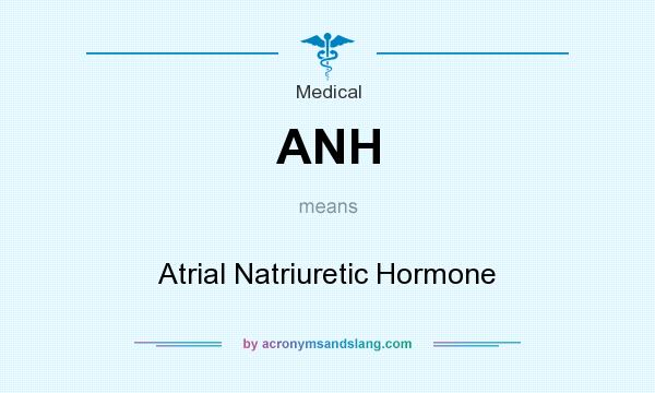 What does ANH mean? It stands for Atrial Natriuretic Hormone