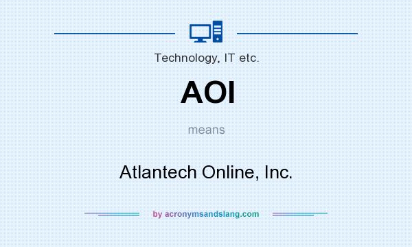 What does AOI mean? It stands for Atlantech Online, Inc.