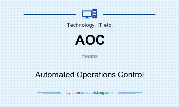 What does AOC mean? It stands for Automated Operations Control