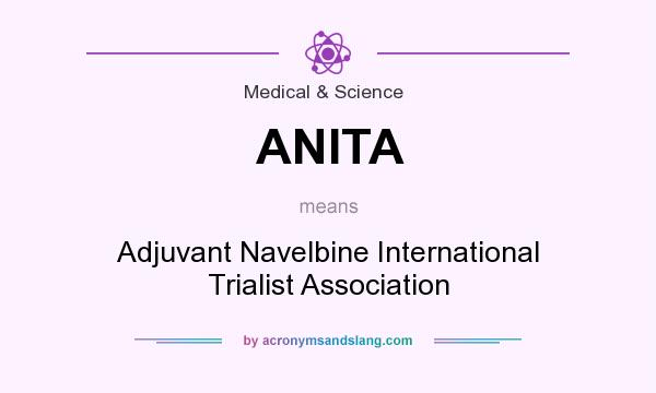 What does ANITA mean? It stands for Adjuvant Navelbine International Trialist Association