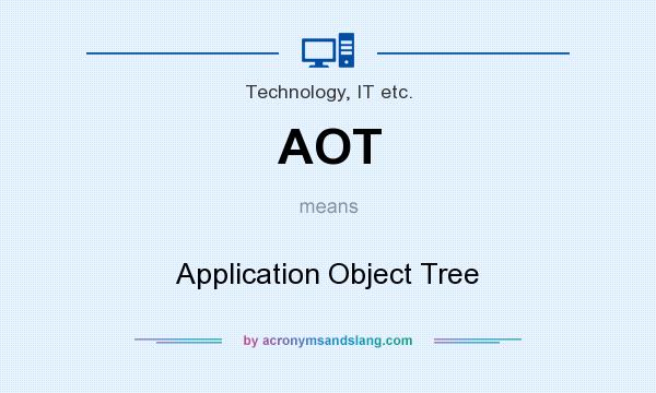 What does AOT mean? It stands for Application Object Tree
