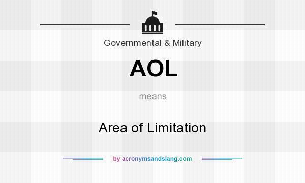 What does AOL mean? It stands for Area of Limitation