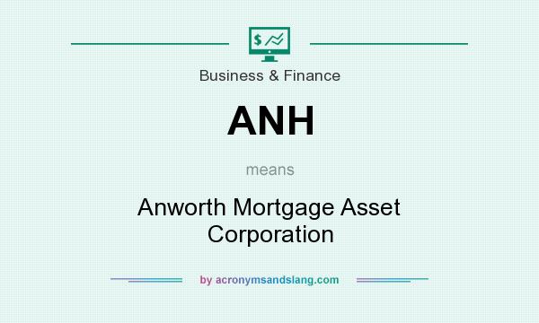 What does ANH mean? It stands for Anworth Mortgage Asset Corporation