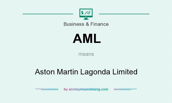 What does AML mean? It stands for Aston Martin Lagonda Limited