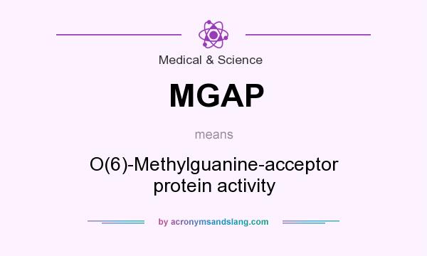 What does MGAP mean? It stands for O(6)-Methylguanine-acceptor protein activity