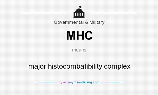 What does MHC mean? It stands for major histocombatibility complex