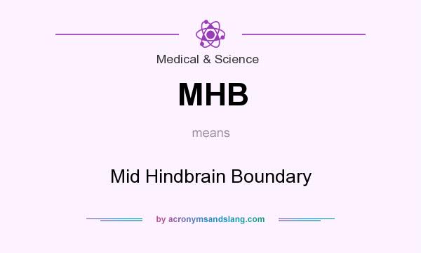 What does MHB mean? It stands for Mid Hindbrain Boundary