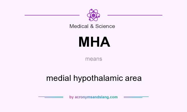 What does MHA mean? It stands for medial hypothalamic area
