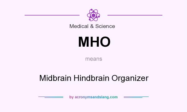 What does MHO mean? It stands for Midbrain Hindbrain Organizer