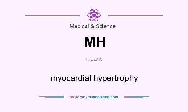 What does MH mean? It stands for myocardial hypertrophy