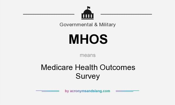 What does MHOS mean? It stands for Medicare Health Outcomes Survey