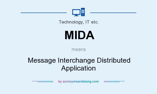 What does MIDA mean? It stands for Message Interchange Distributed Application