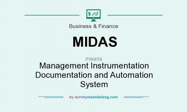 What does MIDAS mean? It stands for Management Instrumentation Documentation and Automation System