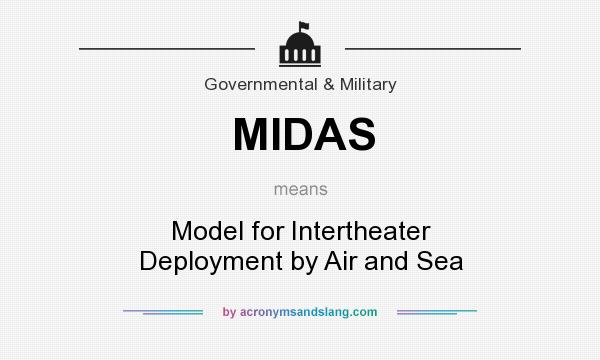 What does MIDAS mean? It stands for Model for Intertheater Deployment by Air and Sea