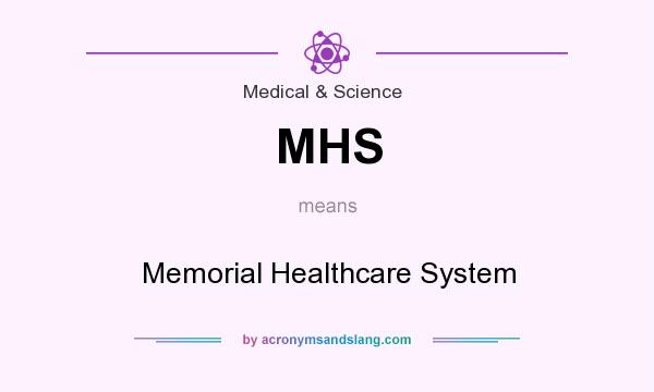 What does MHS mean? It stands for Memorial Healthcare System