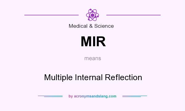 What does MIR mean? It stands for Multiple Internal Reflection