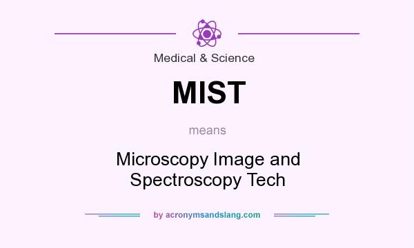 What does MIST mean? It stands for Microscopy Image and Spectroscopy Tech