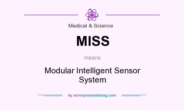 What does MISS mean? It stands for Modular Intelligent Sensor System