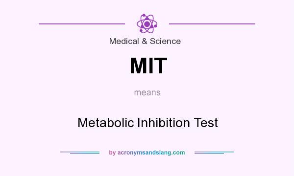 What does MIT mean? It stands for Metabolic Inhibition Test